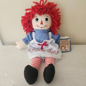 Aurora 16" Raggedy Ann Classic Handmade Doll Plush Stuffed Animal NWT